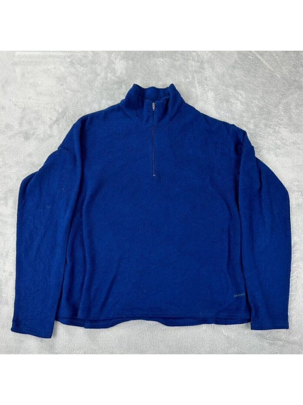 Vintage Patagonia Men's Size Large Capilene Blue Fleece 1/4 Zip Pullover 43482